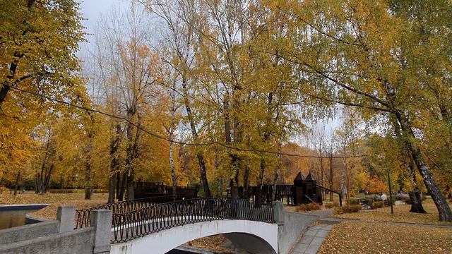 Walking street in moscow.Golden fall in moscow.золотой осени в москве смотреть онлайн