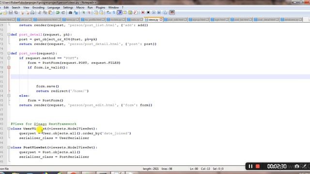 Adding Django Rest Framework to your Existing Project смотреть онлайн