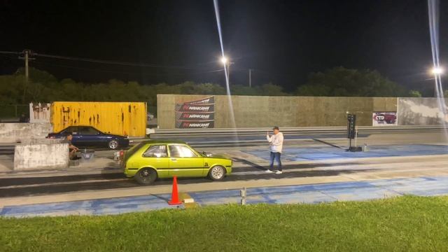 Guam Drags: Alagarbes’ Turbo Toyota Corolla Vs MTPocketz’ Turbo Toyota Starlet