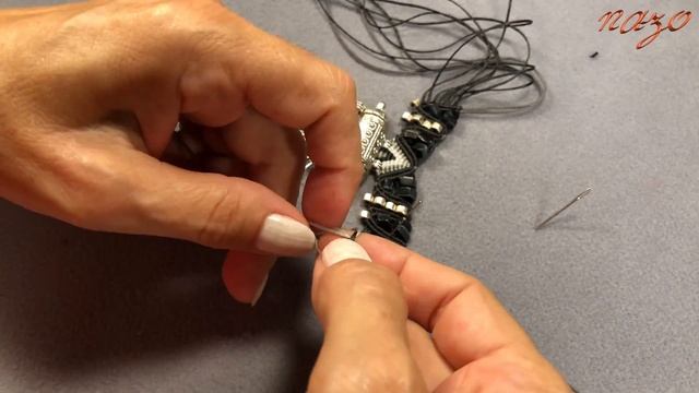 İstiridye makrome kolye (Oyster macrame necklace) смотреть онлайн