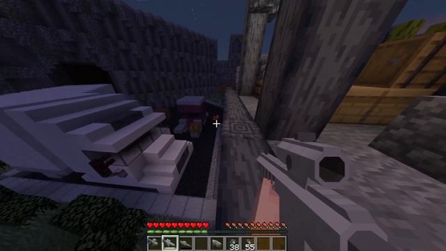 Я ПОСТРОИЛ ШУТЕР В МАЙНКРАФТЕ ИСПОЛЬЗУЯ МОД create #2 \ minecraft create смотреть онлайн