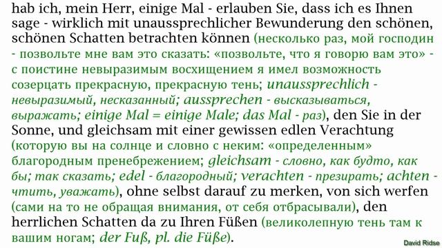 5[I]. «Peter Schlemihls wundersame Geschichte» (Странная история Петера Шлемиля) /A. von Chamisso/ смотреть онлайн
