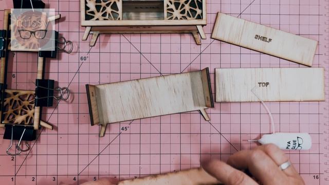 HOW TO MAKE this Midcentury Modern Miniature 1:12 Scale MCM DIY Kit - Easy Dolls House Furniture смотреть онлайн