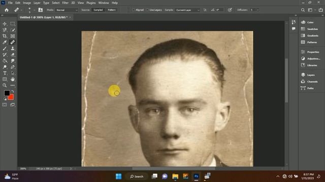 Lecture No. 18: Healing Brush Tool in Adobe Photoshop. смотреть онлайн