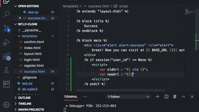 Create a Bit.ly Clone From Scratch using Flask (FULL) смотреть онлайн