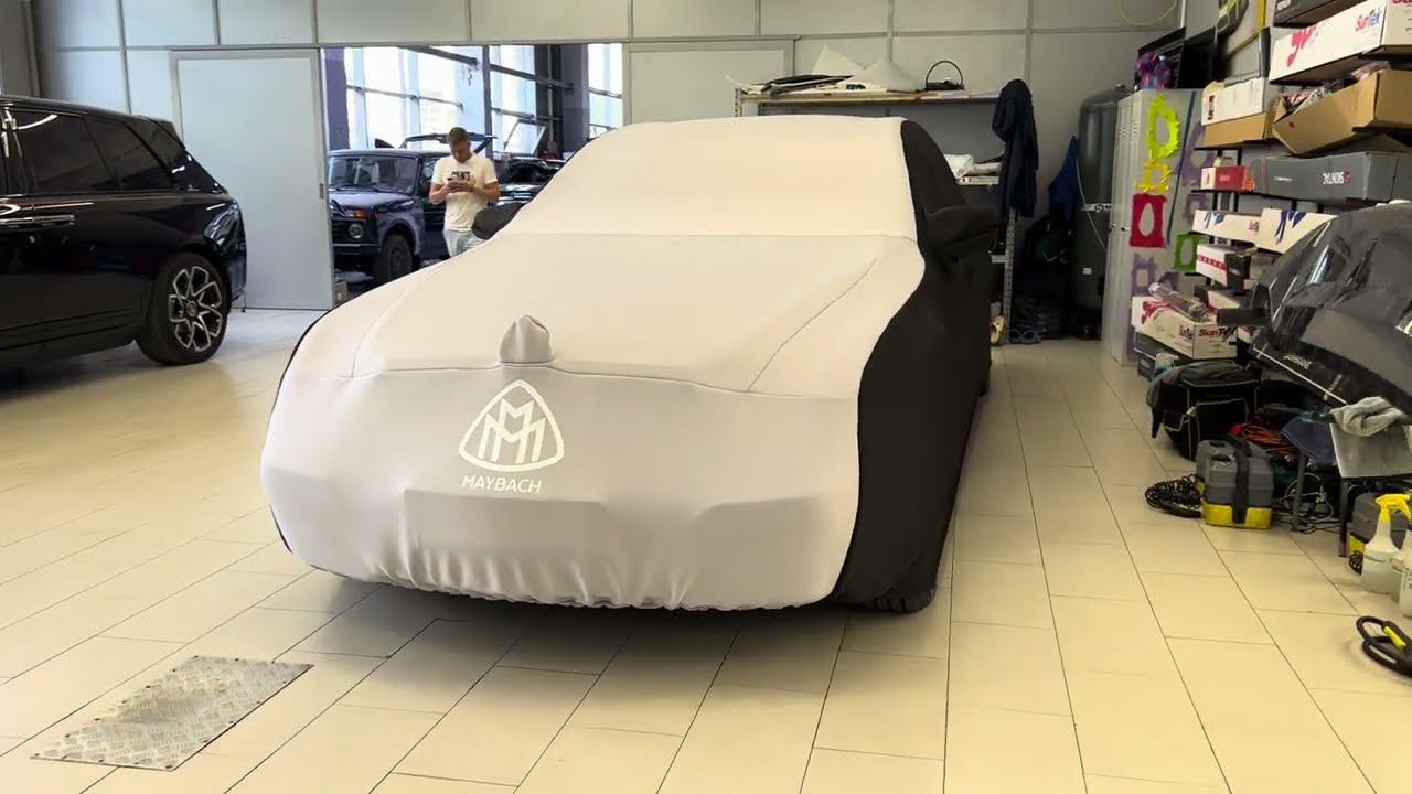 Чехол для хранения авто на примере Maybach S62 Landulet