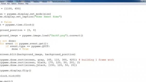 How to Draw Buildings in Python using Pygame Draw Function