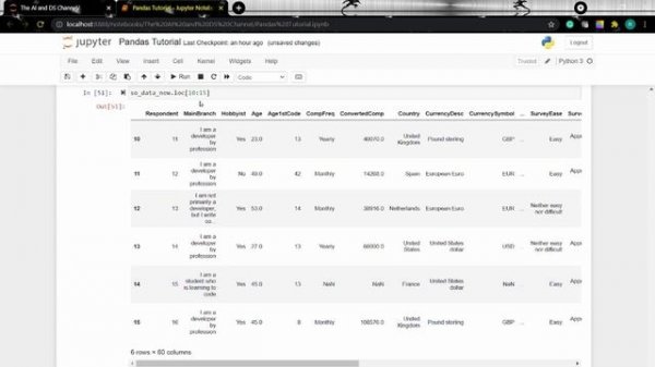 Pandas Tutorial in Python | Pandas Crashcourse