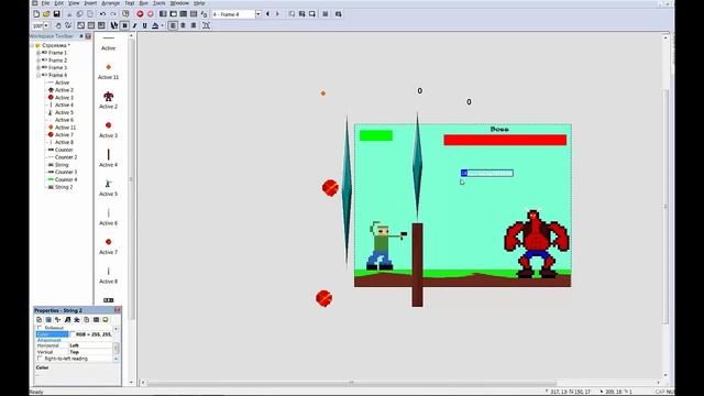 Как делать игры в Clickteam Fusion 2.5№2 Переход уровня,Босс,выкладывание. смотреть онлайн