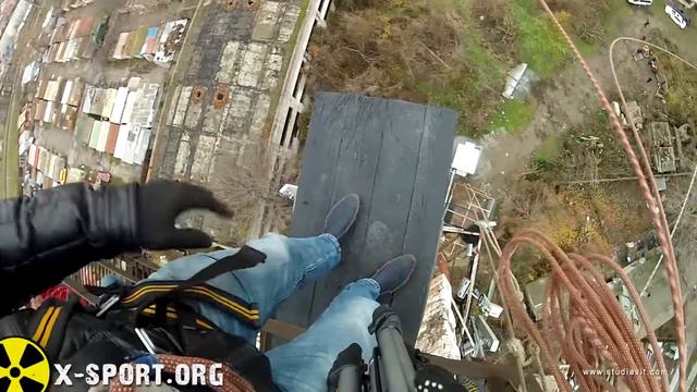 Роупджампинг с Трубы 46м (13.11.16г.) смотреть онлайн