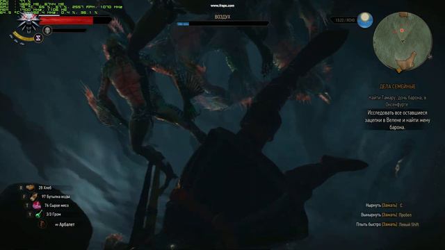 Witcher3 2016 бесконечные враги