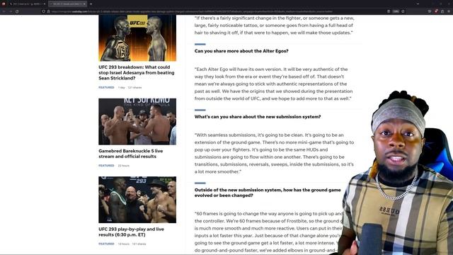 EA Sports UFC 5 - New Submission System & TKO Animations смотреть онлайн
