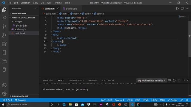 audio tag in html 5 | Website Development Course In Hindi смотреть онлайн