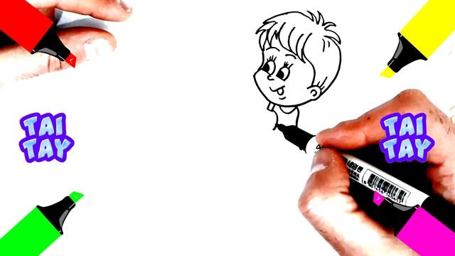 Как нарисовать МАЛЬЧИКА Картинка мальчик для срисовки смотреть онлайн