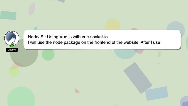 NodeJS : Using Vue.js with vue-socket-io смотреть онлайн