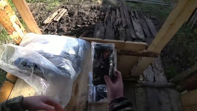 Съездил на почту/ Забрал посылку от партнёров/ Распаковываю посылку в беседке/ Жизнь в деревне смотреть онлайн