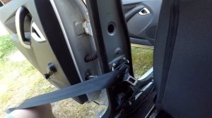 Регулировка ремня безопасности Granta.