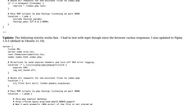 Cleaning up my configs with try_files in Nginx 0.8.54-4 смотреть онлайн