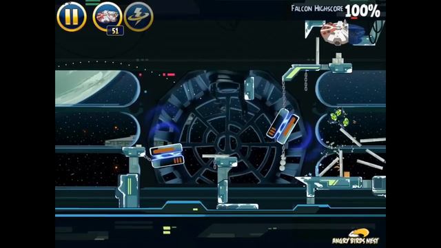 Angry Birds Star Wars 6-21 Death Star 2 Millennium Falcon Gold Medal смотреть онлайн