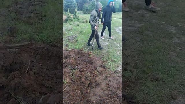 Нашли клад поиск сокровищ жесть нашли Опель вектра б откопали ура металлоискатель смотреть онлайн