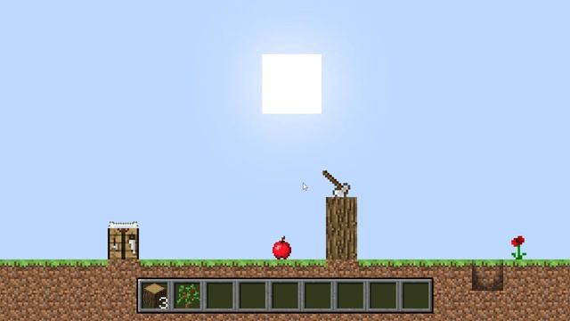 Рубка дерева в 2D Майнкрафт с физикой! #Майнкрафтв2d #2дмайнкрафт смотреть онлайн