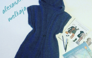 ?Жилет вязаный спицами. Вязаная жилетка спицами для женщин.Жилет спицы.