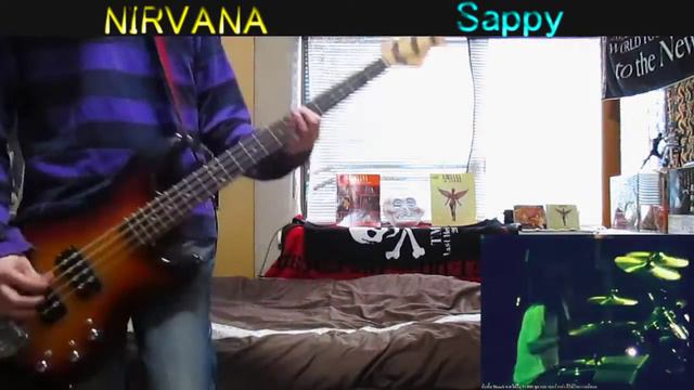 Nirvana - Sappy Bass cover смотреть онлайн