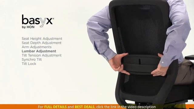 HON BSXVL721LH10 Exposure Mesh Task Chair with 2-Way Adjustable Arms for Office Desk смотреть онлайн