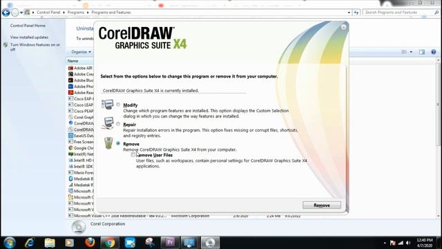 how to uninstall corel draw x4 смотреть онлайн