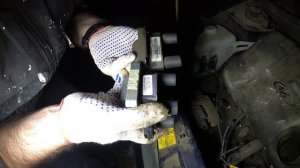 Замена модуля зажигания Калина 1,6 8 кл.