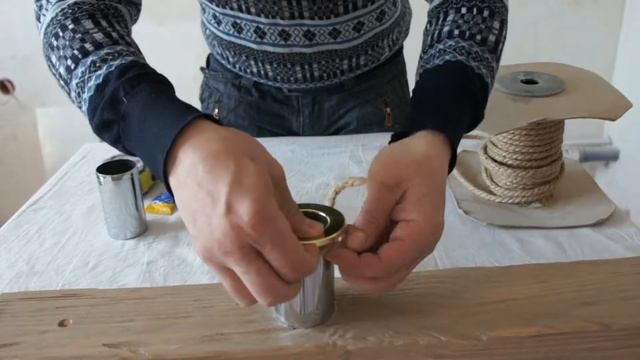 Как СДЕЛАТЬ СВЕТИЛЬНИК под старину своими руками. A lamp with one's own hands смотреть онлайн