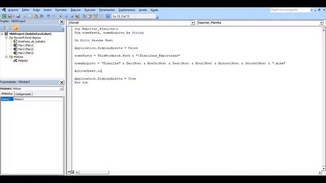 Exportar Planilha com Excel VBA смотреть онлайн