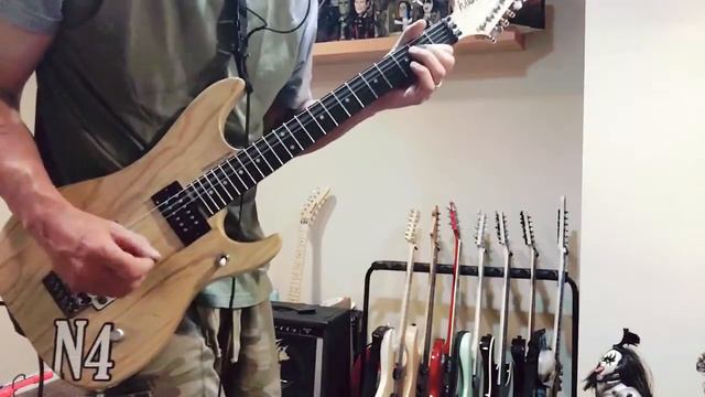 Guitar Cover - David Bowie - Time Will Crawl - Washburn N4 смотреть онлайн