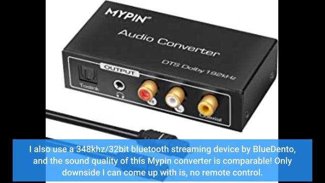 User Review: 192K DAC Converter Multifunction Audio Converter, HDMI ARC Audio Extractor Adapter...