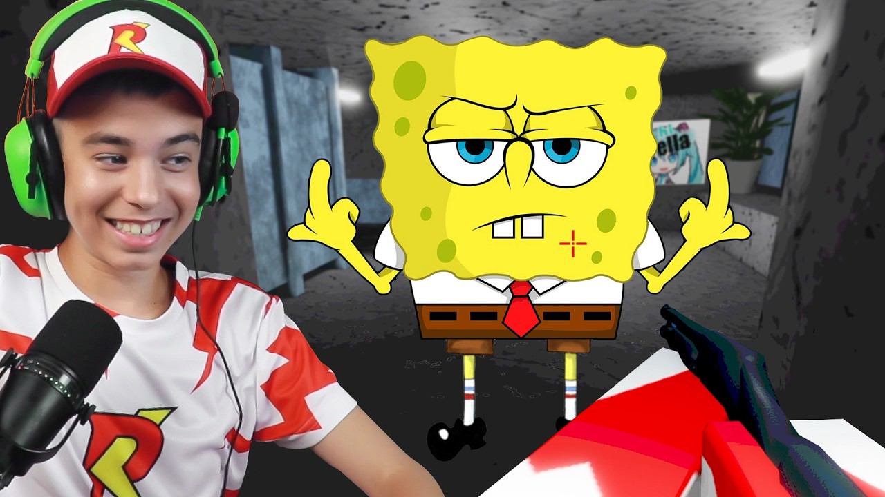 При чём тут СПАНЧ БОБ?!? ➢ СТРАШНО СМЕШНАЯ игра в РОБЛОКС смотреть онлайн