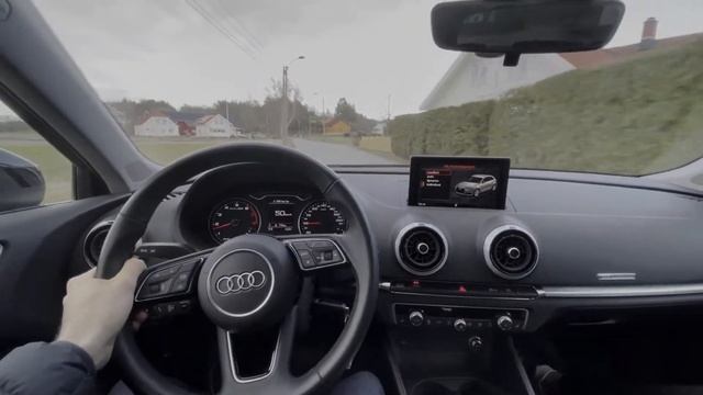 Audi A3 8V Facelift 1.0TFSI - 0-100 acceleration test & driving clips смотреть онлайн