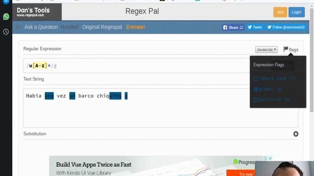 Clase 8-1 Matematicas discretas II. Herramienta RegExpal смотреть онлайн