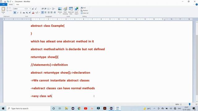 Abstract Class and Method in Java Detailed Explanation with Example | Lets Learn Coding смотреть онлайн