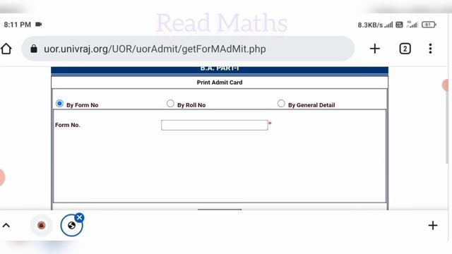 rajasthan university admit card kaise nikale 2023 ru admit card | RU B.A/B.Sc/B.Com admit card 2023 смотреть онлайн