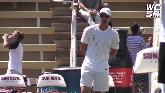 Nathan Ponwith thriving for Arizona State men's tennis in homecoming season смотреть онлайн