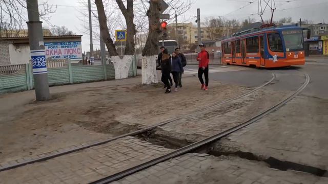 Павлодарский трамвай || Маршрут №5 || 20 апреля 2019 смотреть онлайн
