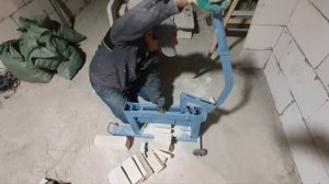 Гильотина Batmatic для резки блоков, брусчатки, камня, кирпича, газобетонных блоков