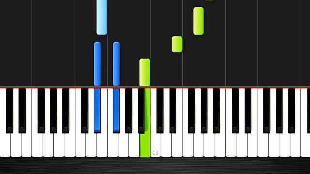 Greensleeves - EASY Piano Tutorial by PlutaX смотреть онлайн