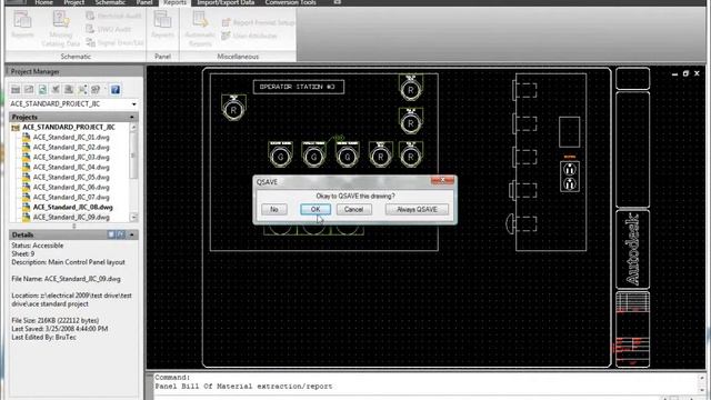 Autodesk AutoCAD Electrical 2014 Geração automática de relatórios смотреть онлайн