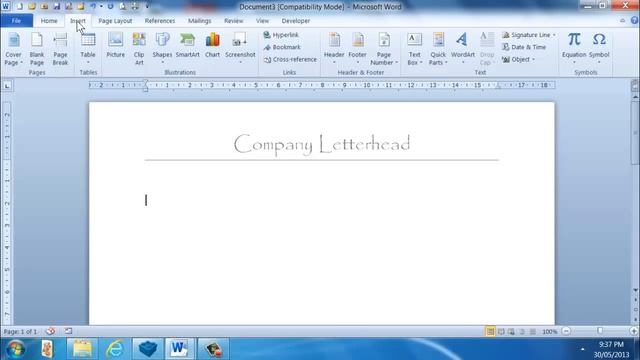 Microsoft Word 2007 / 2010: How to Create a Document Template смотреть онлайн