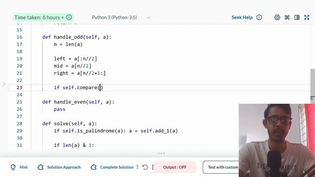 Next Smallest Palindrome | InterviewBit Math | Code Explained смотреть онлайн