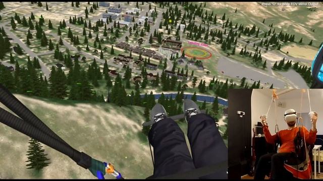 Paraglider simulator VR смотреть онлайн