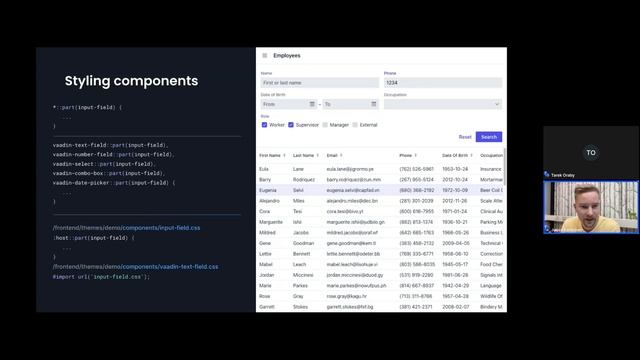 Webinar: How to theme and style your Vaadin application with low-code and pro-code смотреть онлайн