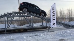 X-trail подъем и спуск с горы