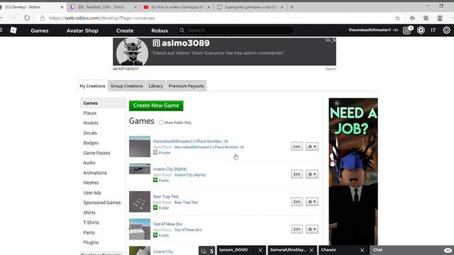 How To Turn on API. (Roblox) смотреть онлайн
